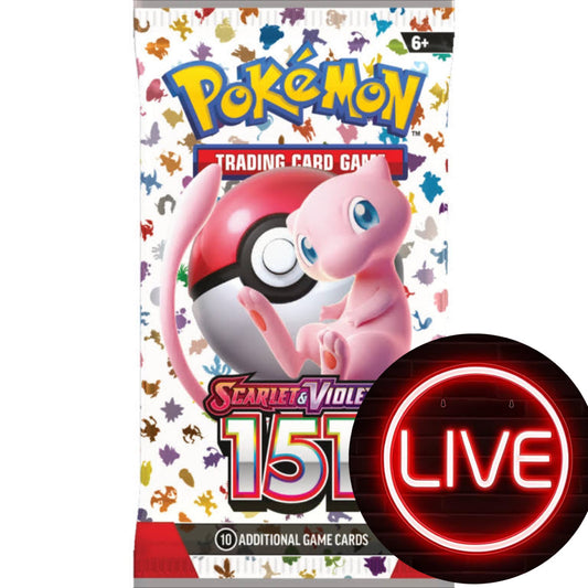 Pokemon 151 Scarlet and Violet LIVE BREAK (PLEASE READ DESCRIPTION)